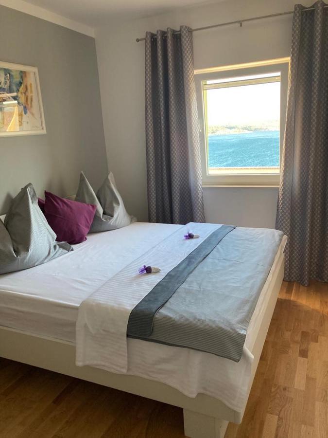 Modern Seeview Apartment Maslenica With Free Wifi, Free Parking, 300M From Beach Eksteriør billede