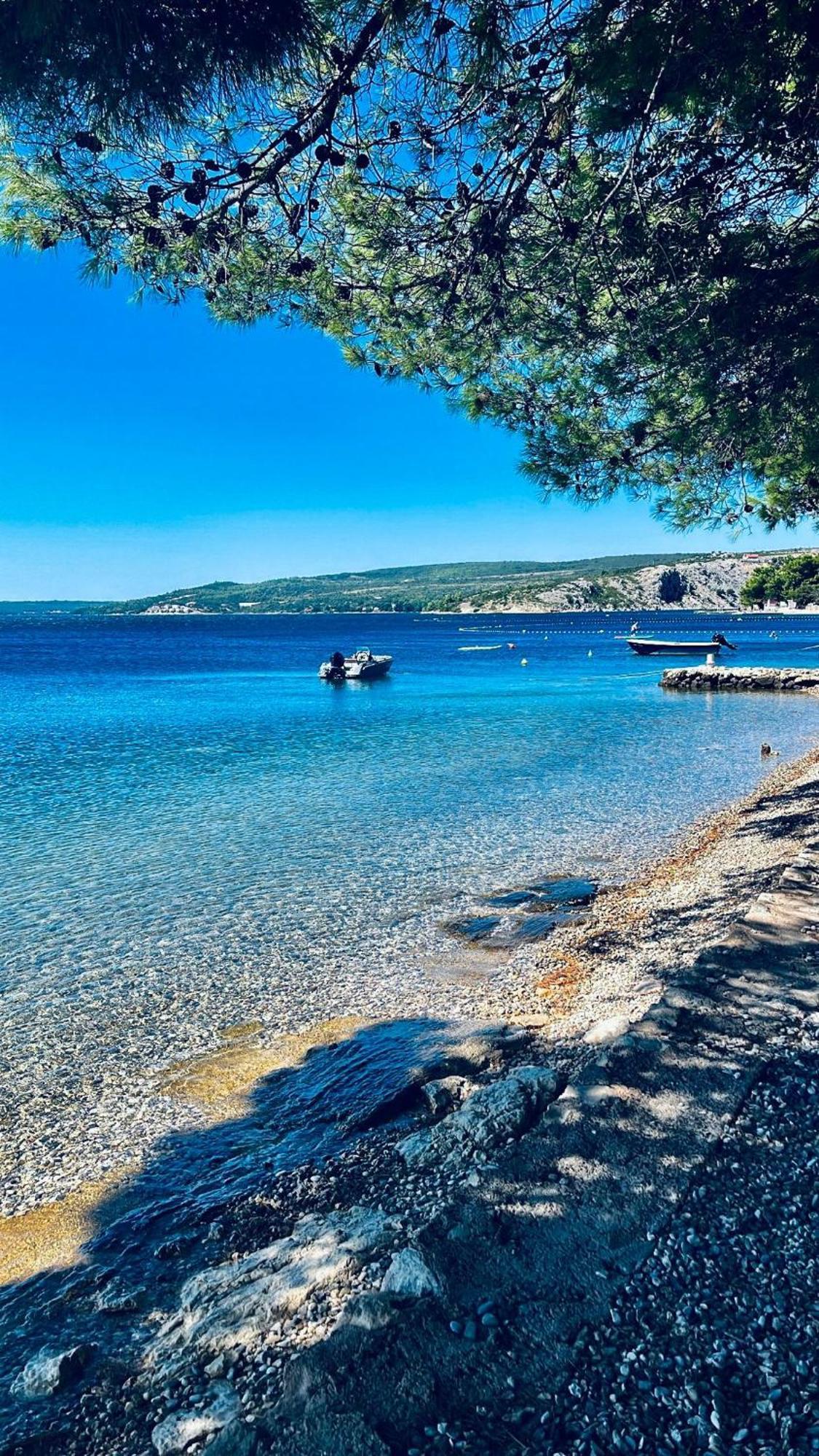 Modern Seeview Apartment Maslenica With Free Wifi, Free Parking, 300M From Beach Eksteriør billede
